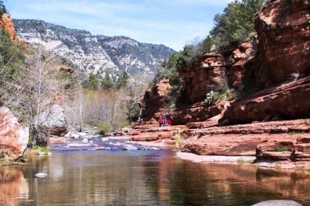 Close To Fresh Creek! Sleeps 12 ~ Amazing Views W/Serene Open Space ~ Hot Tub + Game Room ~ Trails Outside Sedona Eksteriør bilde